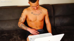 Tattooed teen spanked by sexy Daddy Claudio