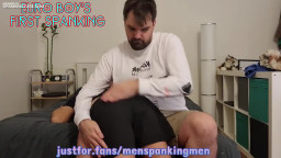 Euro Boy's First Spanking