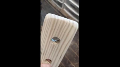 Rustic paddle from scrap wood
