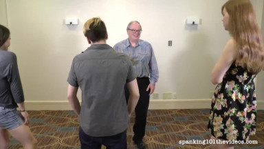 SPANKING101 Series: "Three Tanned Troublemakers," M/ffm